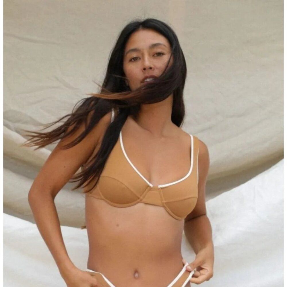 Free People Tan Bikini